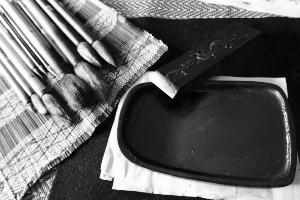 Japanese calligraphy tools